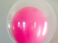 Double stuffing pink Balloon